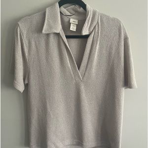 Cute cream shirt for Spring/Summer-Spring Closet Clean Out Sale!!
